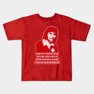 Mancs Gone Mad - George Best - ON THE PISS! Kids T-Shirt